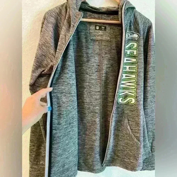 Seattle Seahawks Women’s Zip Up Hoodie Jacket Size Medium - Picture 3 of 9